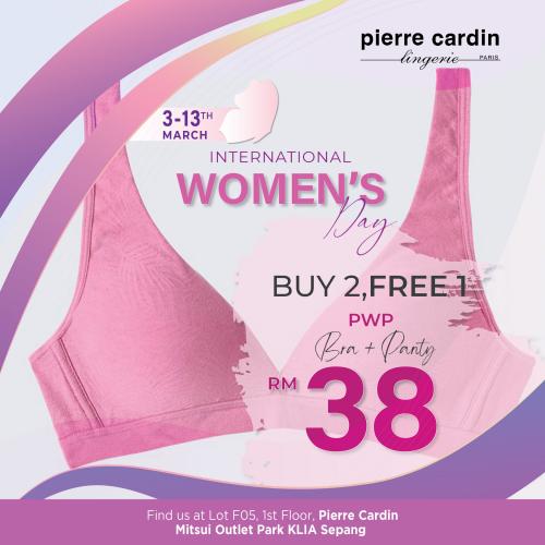Pierre Cardin Lingerie International Women's Day Sale at Mitsui Outlet Park