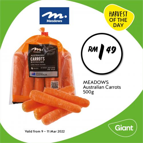 Giant Meadows Australian Carrots Promotion (9 Mar 2022 - 11 Mar 2022)