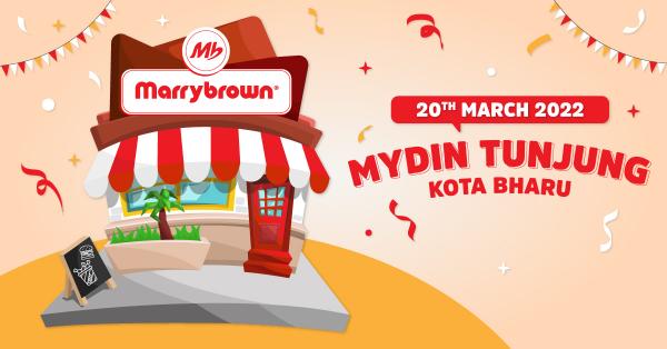 Marrybrown Mydin Tunjung Kota Bharu Opening Promotion (20 Mar 2022)