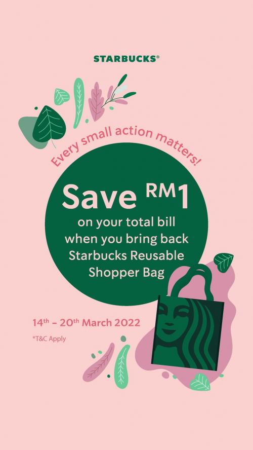 Starbucks Global Recycling Day Promotion (14 Mar 2022 - 20 Mar 2022)