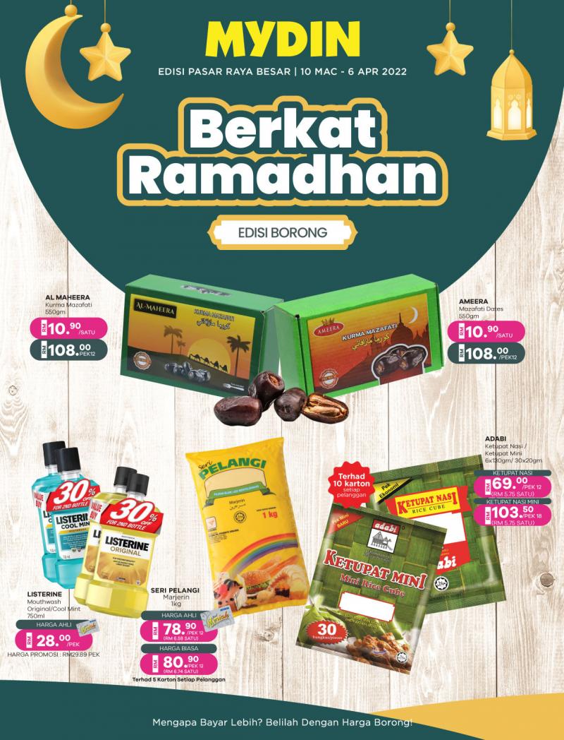 MYDIN Ramadan Promotion Catalogue (10 Mar 2022 - 6 Apr 2022)
