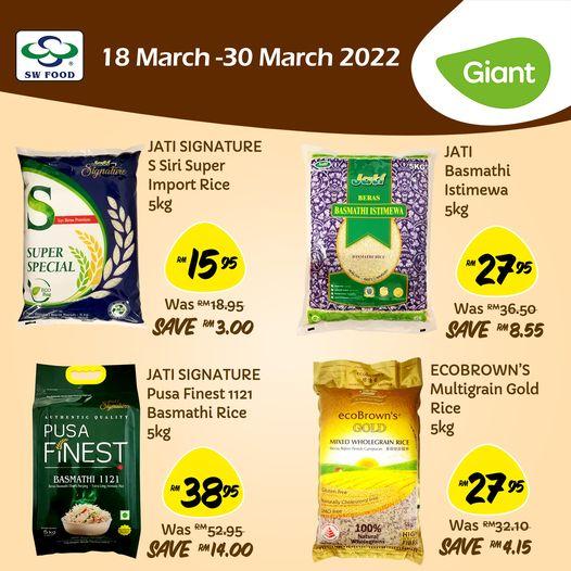 Giant Rice Promotion (18 Mar 2022 - 30 Mar 2022)