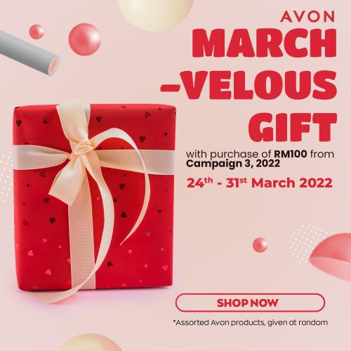 Avon March FREE Gift Promotion (24 Mar 2022 - 31 Mar 2022) Avon March FREE Gift Promotion (24 Mar 2022 - 31 Mar 2022)