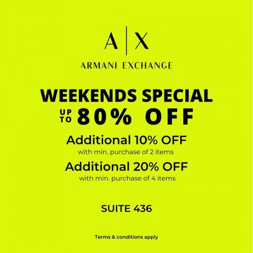 Armani Weekends Sale Up To 80% OFF at Johor Premium Outlets (25 Mar 2022 - 27 Mar 2022) Armani Weekends Sale Up To 80% OFF at Johor Premium Outlets (25 Mar 2022 - 27 Mar 2022)