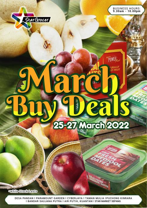 Star Grocer Weekend Promotion (25 Mar 2022 - 27 Mar 2022)