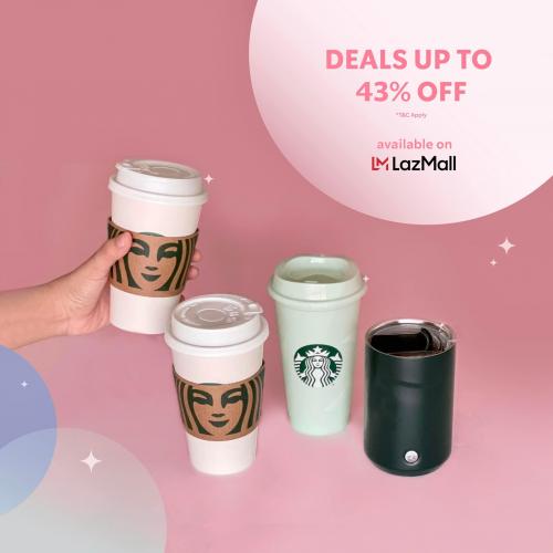 Starbucks Lazada Epic 10th Birthday Promotion Up To 43% OFF (27 Mar 2022 - 29 Mar 2022)