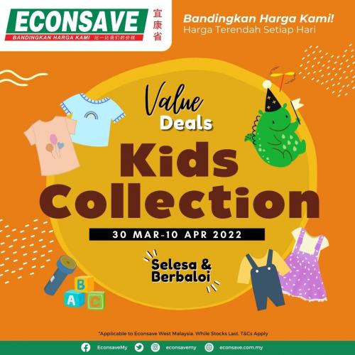 Econsave Kids Collection Value Deals Promotion (30 Mar 2022 - 10 Apr 2022)