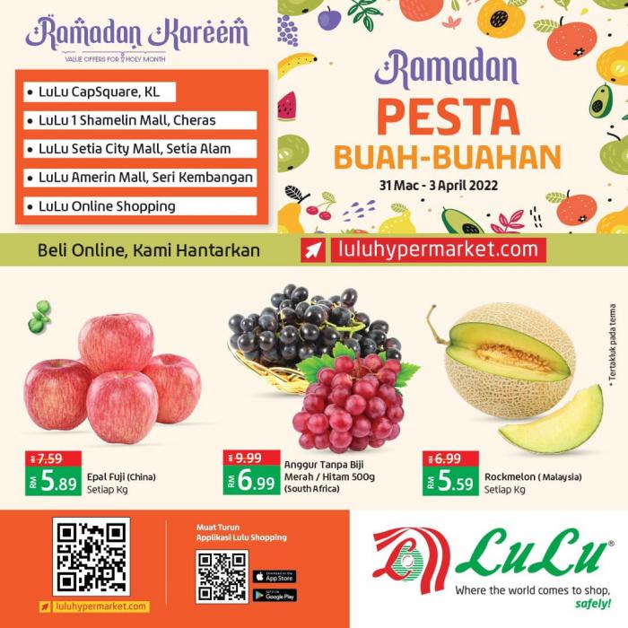 LuLu Ramadan Fresh Deals Promotion (31 Mar 2022 - 3 Apr 2022)