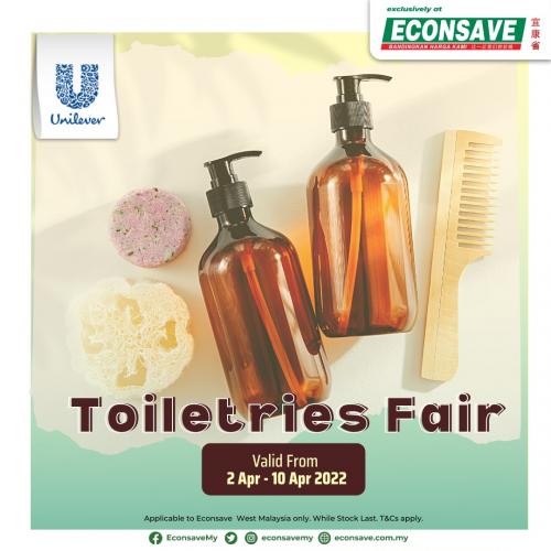 Econsave Toiletries Fair Promotion (2 Apr 2022 - 10 Apr 2022)