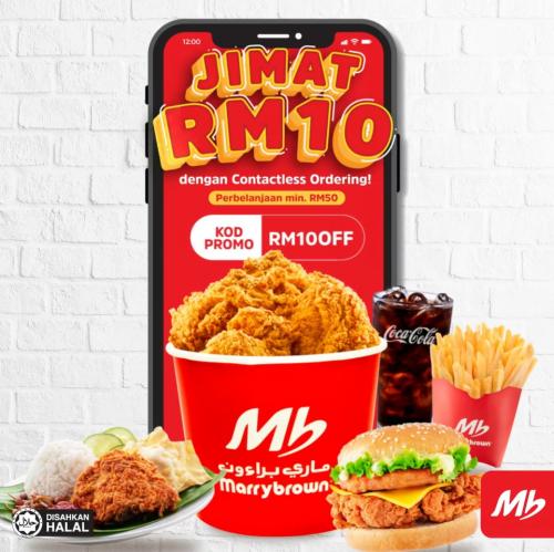 Marrybrown Contactless Ordering RM10 OFF Promo Code Promotion