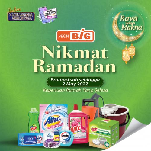 AEON BiG Ramadan Household Essentials Promotion (valid until 2 May 2022)