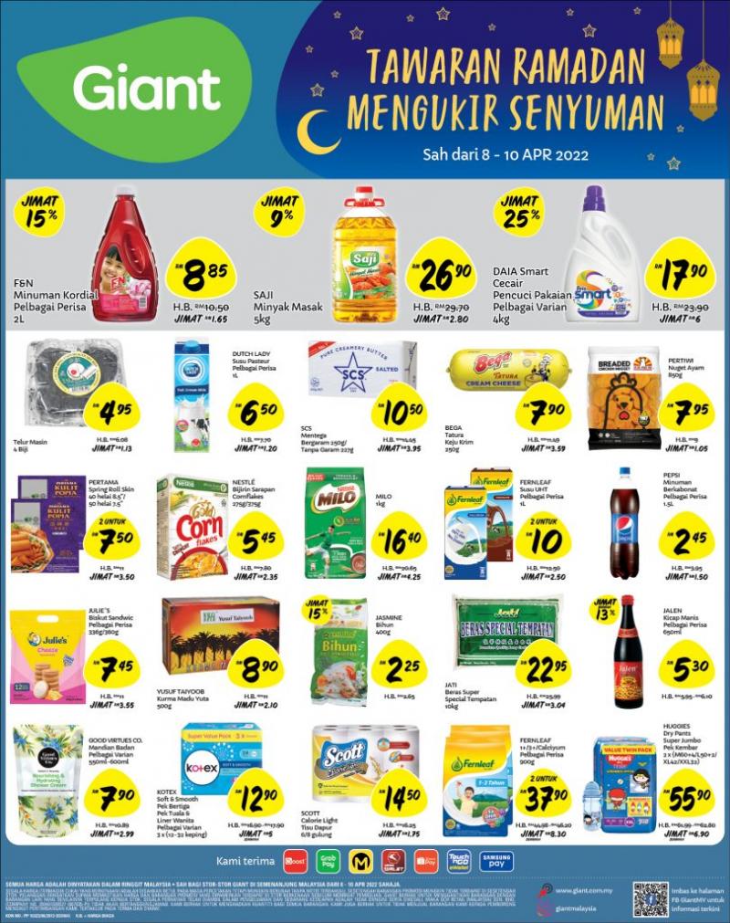 Giant Ramadan Daily Essentials Promotion (8 Apr 2022 - 10 Apr 2022)
