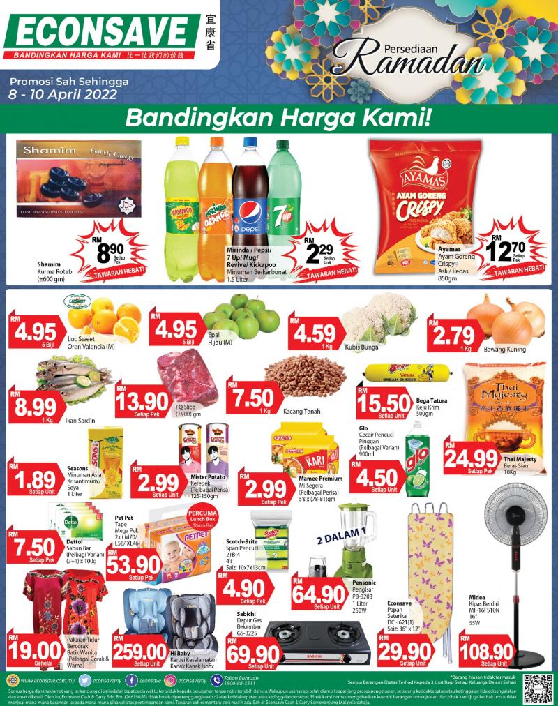 Econsave Ramadan Promotion (8 Apr 2022 - 10 Apr 2022)
