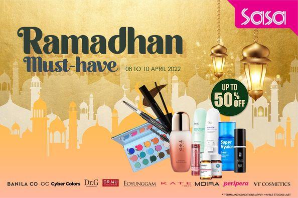 SaSa Ramadan Beauty Items Promotion (8 Apr 2022 - 10 Apr 2022)