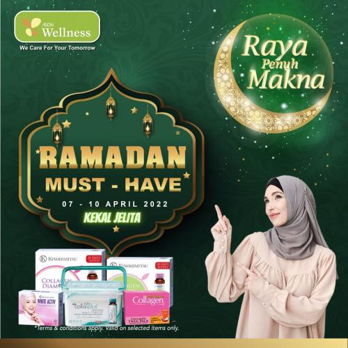 AEON Wellness Ramadan Beauty Enhancer Promotion (7 Apr 2022 - 10 Apr 2022)