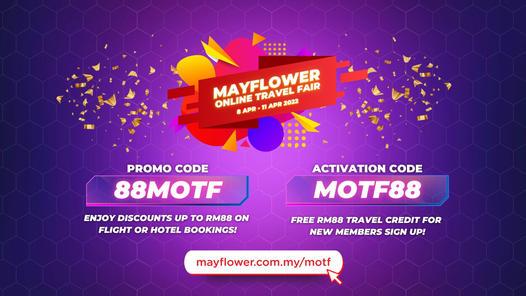 Mayflower Online Travel Fair Sale (8 Apr 2022 - 11 Apr 2022)