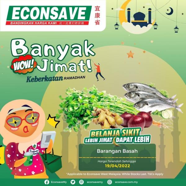 Econsave Banyak Jimat Fresh Items Promotion (valid until 19 Apr 2022)
