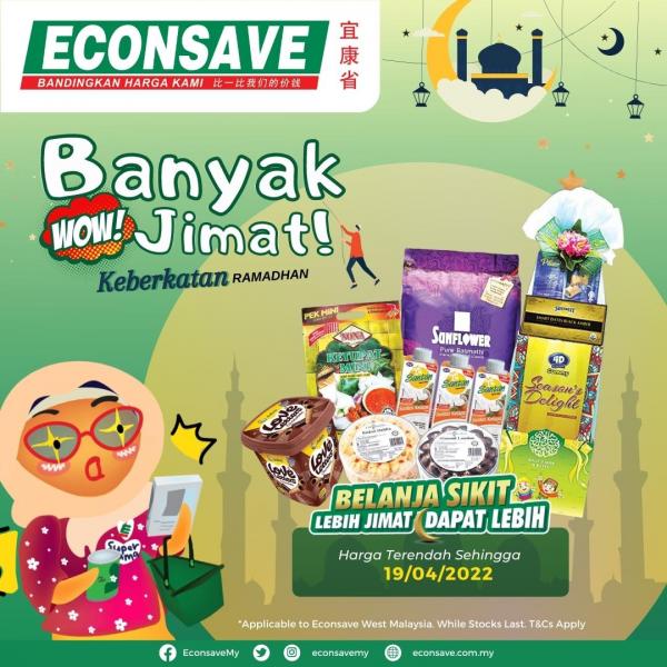 Econsave Ramadan Banyak Jimat Promotion (valid until 19 Apr 2022)