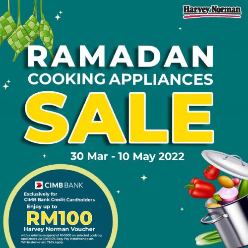 Harvey Norman Ramadan Cooking Appliances Sale (30 Mar 2022 - 10 May 2022)