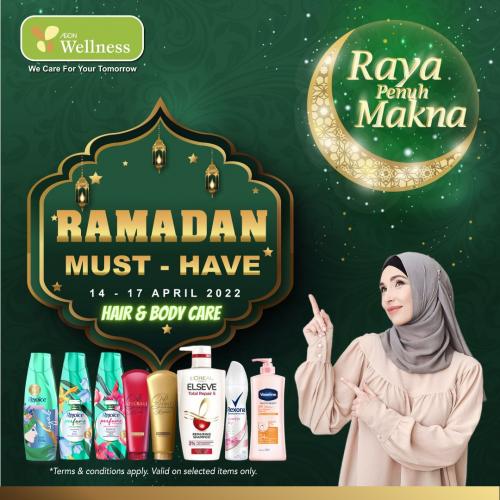 AEON Wellness Ramadan Hair & Body Care Promotion (14 Apr 2022 - 17 Apr 2022)
