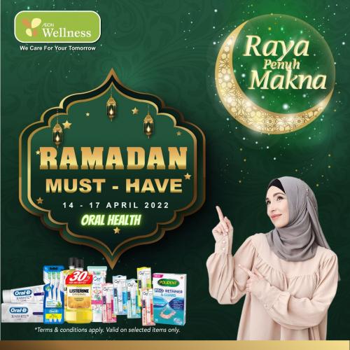 AEON Wellness Ramadan Oral Health Promotion (14 Apr 2022 - 17 Apr 2022)
