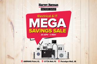 Harvey Norman Electrical & IT Mega Savings Sale (20 April 2022 - 3 May 2022)