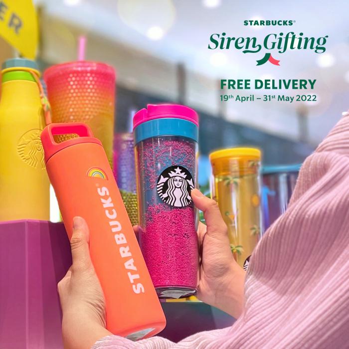 Starbucks Siren Gifting FREE Delivery (19 Apr 2022 - 31 May 2022)