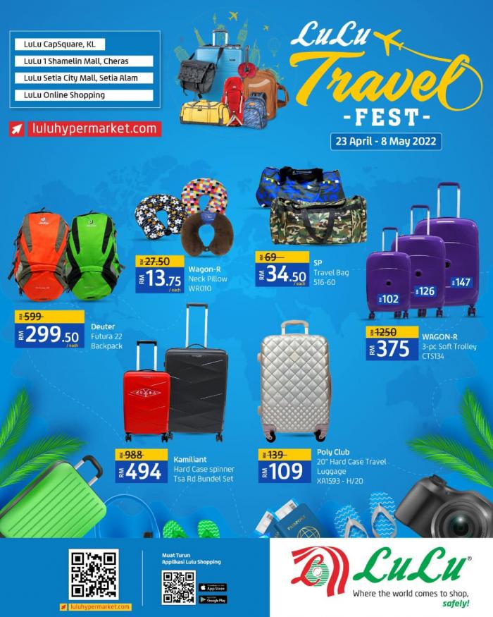 LuLu Travel Fest Sale (23 Apr 2022 - 8 May 2022)