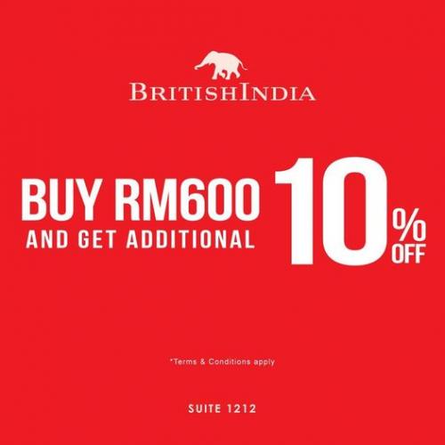 BritishIndia Special Sale at Johor Premium Outlets (29 Apr 2022 - 8 May 2022)
