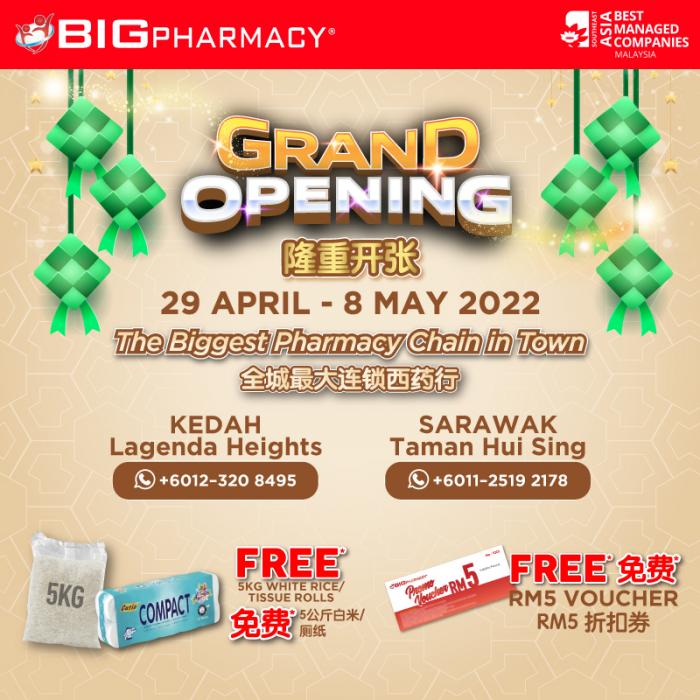 Big Pharmacy Taman Hui Sing Kuching & Legenda Heights Sungai Petani