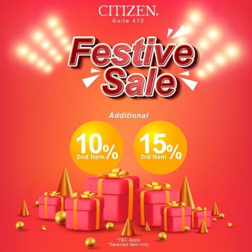 Citizen Raya Festive Sale at Johor Premium Outlets (29 Apr 2022 - 1 May 2022)