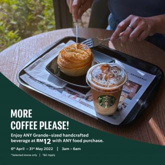 Starbucks Grande-Sized Beverage @ RM12 Promotion (6 April 2022 - 31 May 2022)