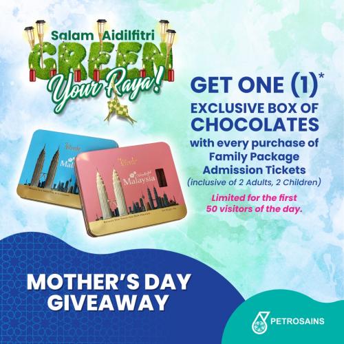 Petrosains Mother's Day FREE Chocolates Promotion (8 May 2022) Petrosains Mother's Day FREE Chocolates Promotion (8 May 2022)