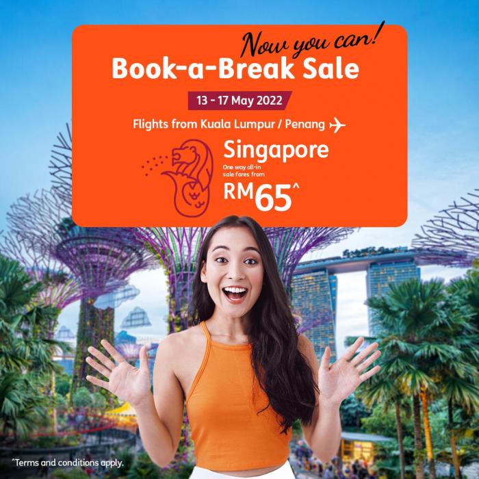 Jetstar Asia Book A Break Sale (13 May 2022 - 17 May 2022)