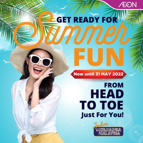 AEON Summer Fun Beauty Essentials Promotion (valid until 31 May 2022) AEON Summer Fun Beauty Essentials Promotion (valid until 31 May 2022)
