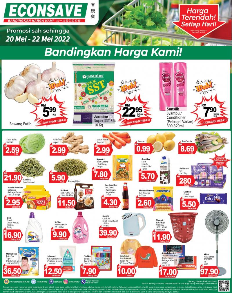 Econsave Weekend Promotion (20 May 2022 - 22 May 2022)