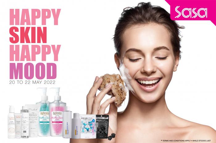 SaSa Online Skincare Promotion Up To 30% OFF (20 May 2022 - 22 May 2022)