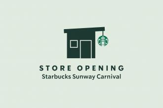 Starbucks Sunway Carnival Mall Opening Promotion (28 May 2022 - 3 June 2022)