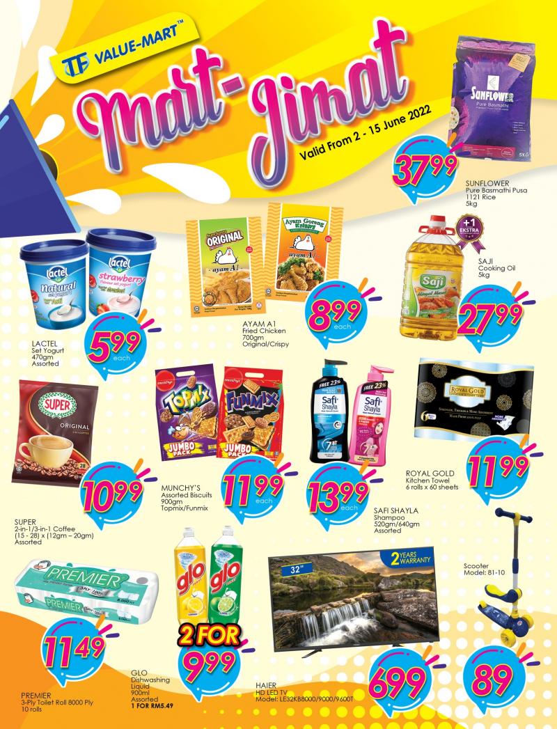 TF Value-Mart Promotion Catalogue (2 Jun 2022 - 15 Jun 2022) TF Value-Mart Promotion Catalogue (2 Jun 2022 - 15 Jun 2022)