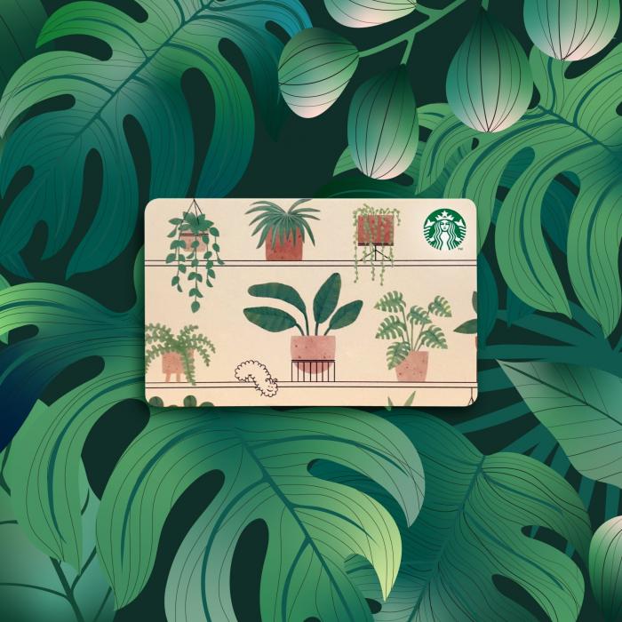 Starbucks Plants Starbucks Card