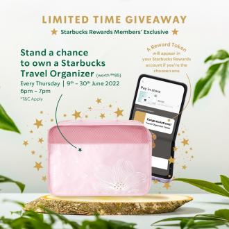 Starbucks Win Starbucks Travel Organizer Promotion (9 June 2022 - 30 June 2022)