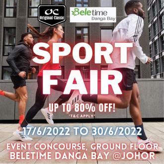 Original Classic Sports Fair Up To 80% OFF at Beletime Danga Bay (17 June 2022 - 30 June 2022)
