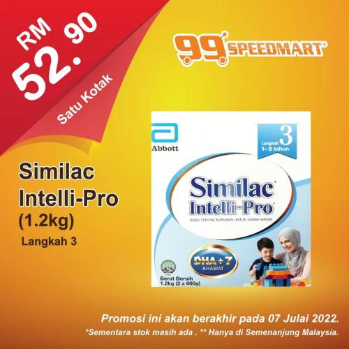 99 Speedmart Similac & Tiger Original Promotion (valid until 7 Jul 2022)