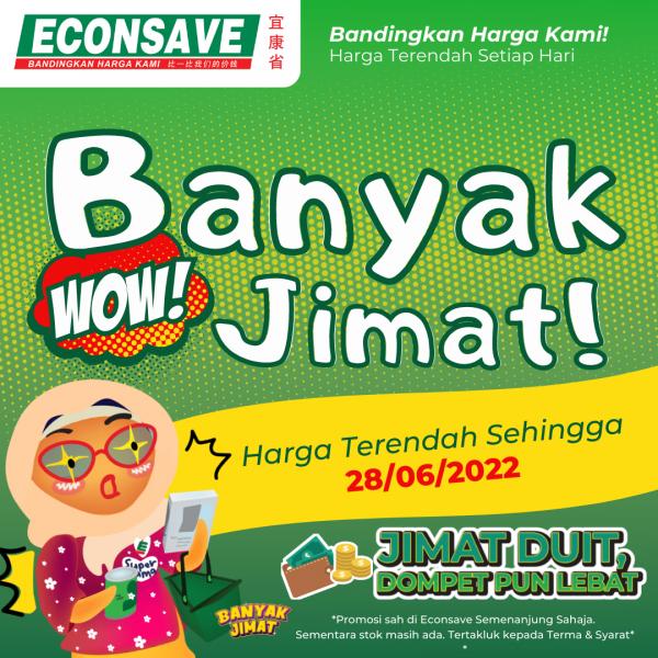 Econsave Banyak Jimat Promotion (valid until 28 Jun 2022)