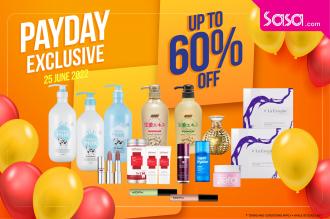 SaSa Online PayDay Sale Up To 60% OFF (25 June 2022 - 25 June 2022)