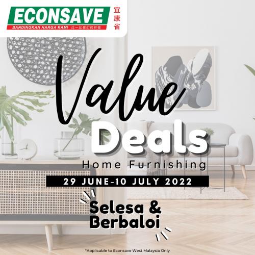 Econsave Home Furnishing Value Deals Promotion (29 Jun 2022 - 10 Jul 2022)