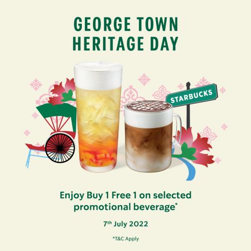 Starbucks Georgetown Heritage Day Buy 1 FREE 1 Promotion (7 Jul 2022)