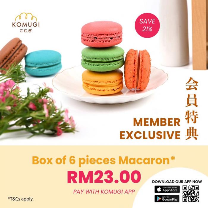 Komugi Macaron Promotion
