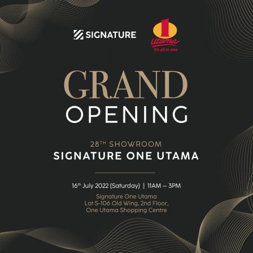 Signature Kitchen One Utama Opening Promotion (16 Jul 2022 - 31 Jul 2022)