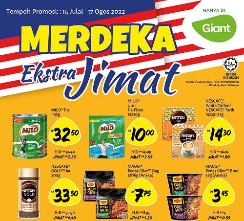 Giant Nestle Merdeka Promotion (14 Jul 2022 - 17 Aug 2022)